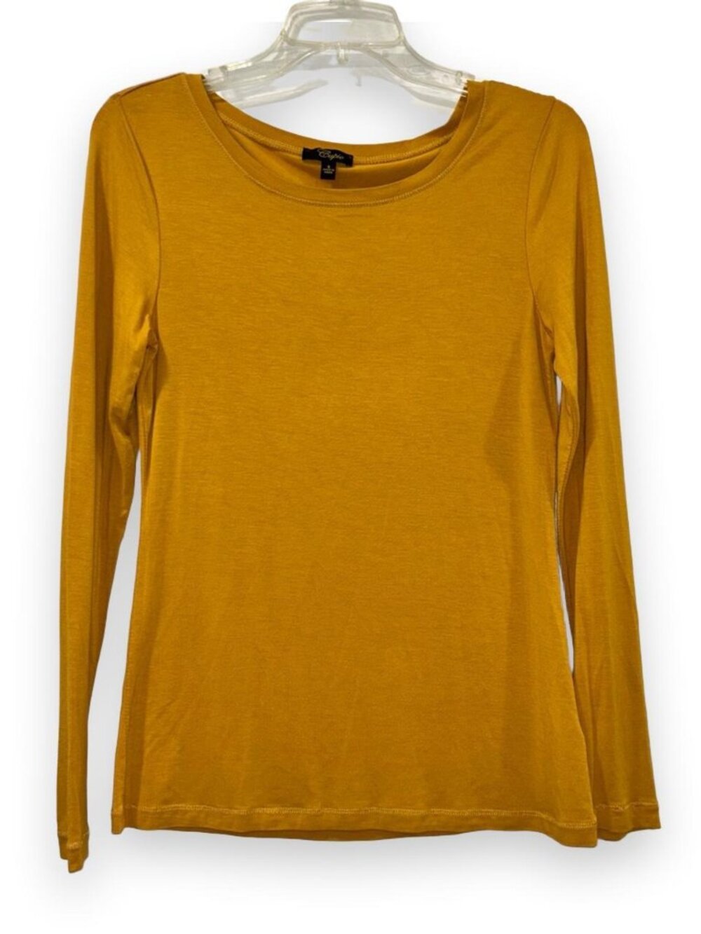Cupio Golden Yellow Long Sleeve Shirt Women's Small